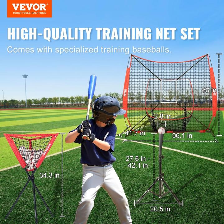 Actual product image Vevor Baseball Softball Practice Net
