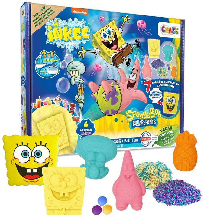 Actual product image Craze Gift box SpongeBob bath set (Bath bombs, 254 g)