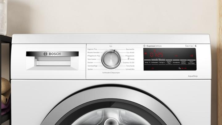 Actual product image Bosch Hausgeräte MDA Washing Machine Express Series6 WUU28TH1 (8 kg, Left)