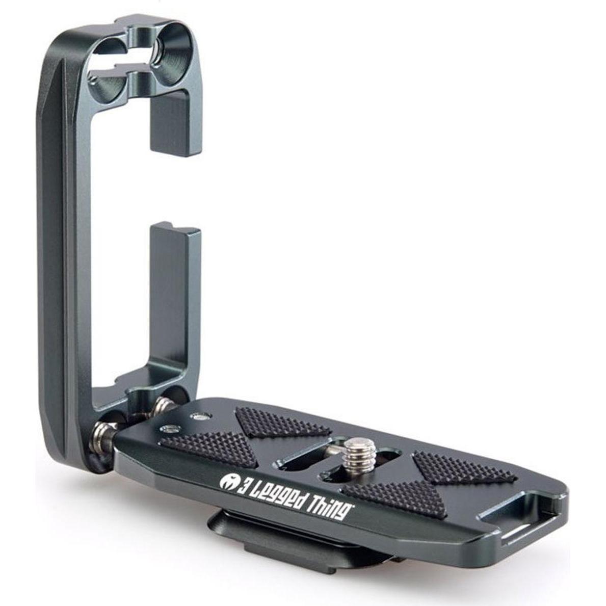 3 Legged Thing ELLIE Grigio compatibile con Peak Design Capture Clip e Arca (Adattatore per stativo), Accessori per treppiedi, Grigio