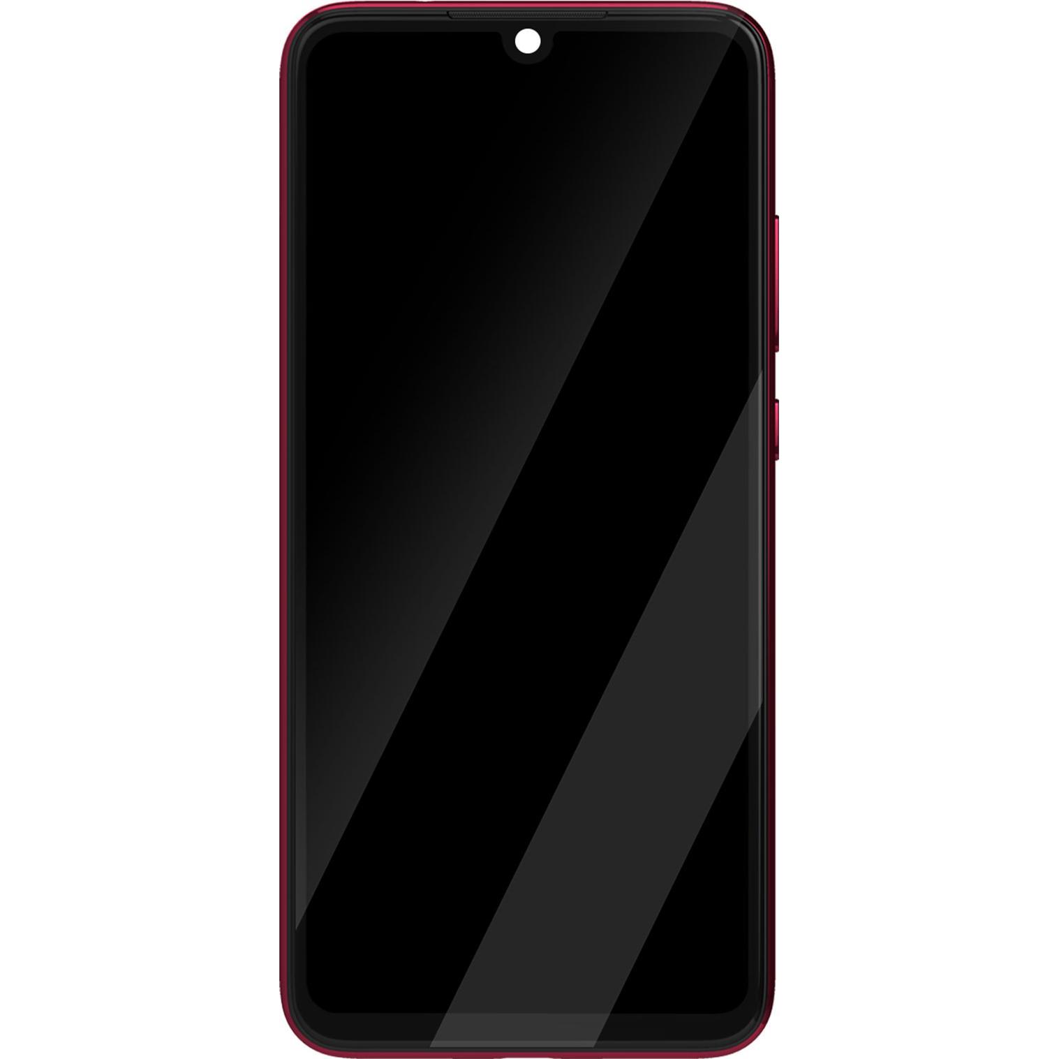 Xiaomi Ersatzteil Bildschirm + Touchscreen (Inkl. Gehäuse) (Xiaomi Redmi Note 7), Mobilgerät Ersatzteile, Rot