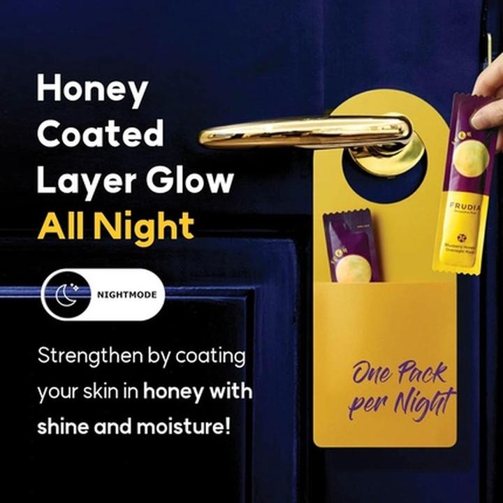 Actual product image Frudia Blueberry Honey Overnight Mask 20ea