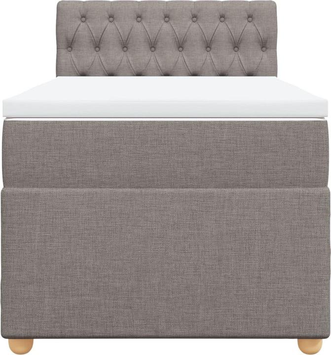 Produktbild VidaXL Bo x springbett mit Matratze 90 x 190 cm Stoff (90 x 190 cm)