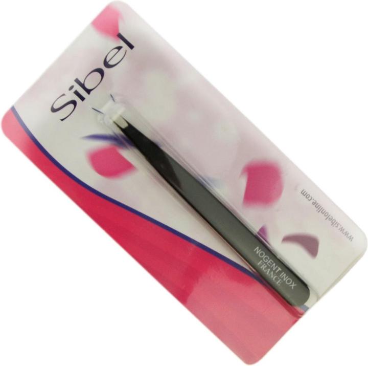 Actual product image Sibel Square-Tip Tweezers Black 000146850