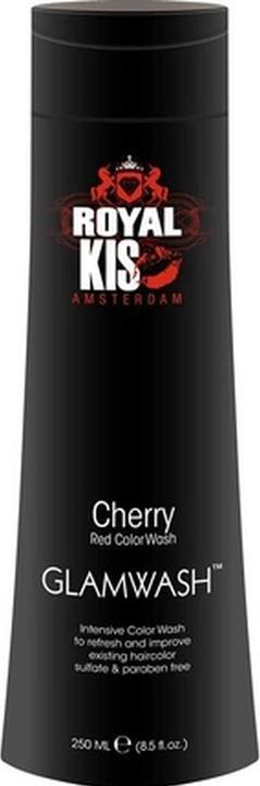 KIS Royal GlamWash Cherry 250ml Colour Shampoo Semi-Permanent 2 in 1 Farbpigmente und Shampoo Nein (Flüssiges Shampoo)