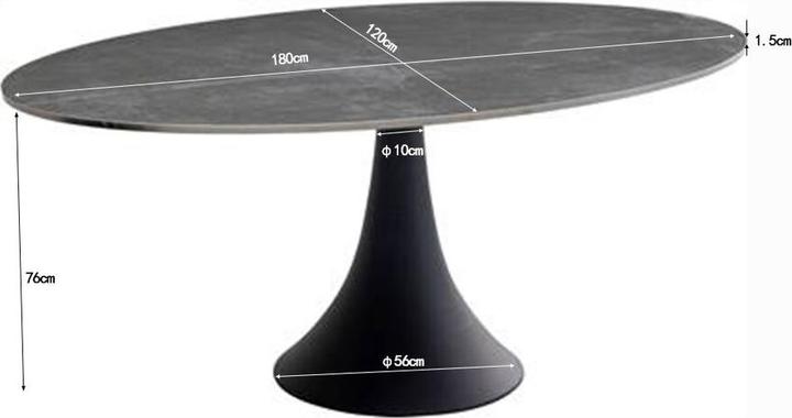 Actual product image Kare Design Table Grande Possibilita Black 180x120cm