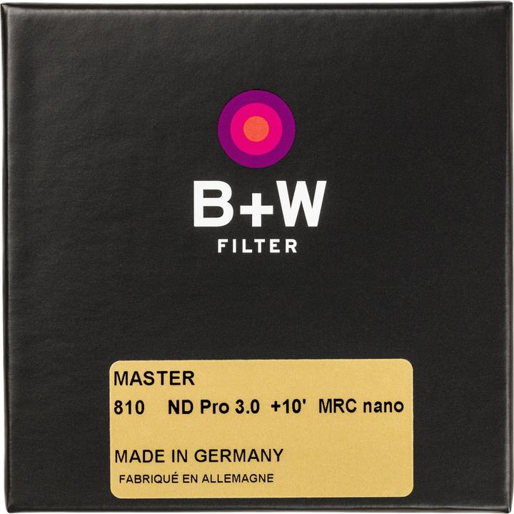 Produktbild B+W ND 3,0 MRC nano MASTER 77mm (77 mm, ND- / Graufilter)