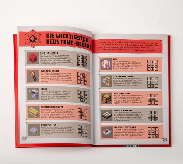 Produktbild Minecraft - Das Redstone-Handbuch (Deutsch, Minecraft, Mojang Ab, Josef Shanel, Matthias Wissnet, 2022)