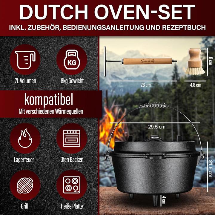 Actual product image Gusskönig Dutch Oven Set