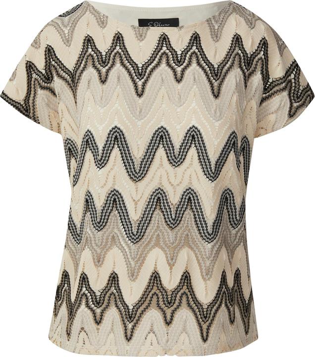 Image du produit S.Oliver T-Shirt T-Shirt aus Strickjersey mit blickdichtem Futter (32)