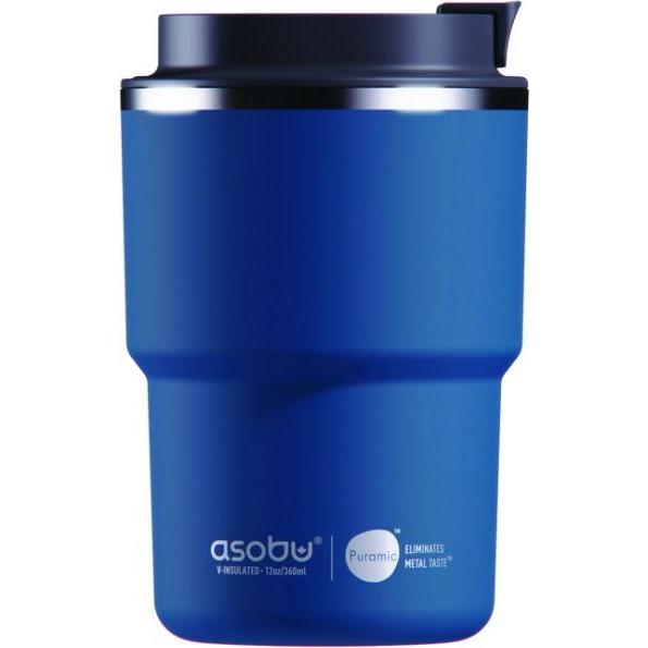Asobu, Tasse, - PickUp - ToGo Kaffeebecher, blau (360 ml, 1 x)