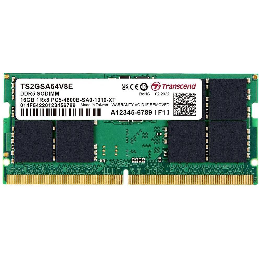 Thumbnail - Transcend TS3200HLB-16G Speichermodul GB DDR4 (1 x 16GB, 3200 MHz, DDR4-RAM, DIMM), RAM