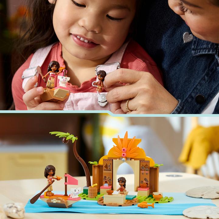 Produktbild LEGO Vaianas Hütte und Boot (43282, LEGO Disney)