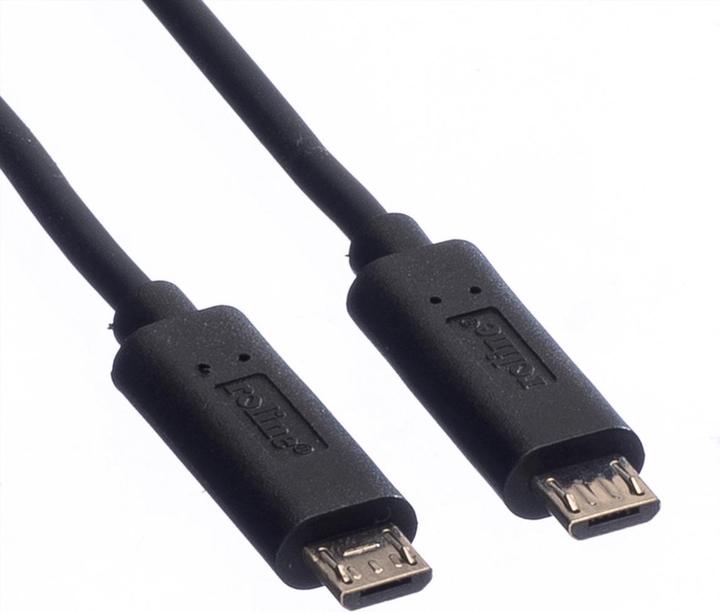 Actual product image Roline USB charging cable (0.30 m, USB 2.0)