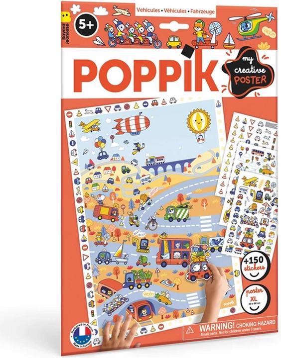 Produktbild Poppik Sticker Kreativ Poster Fahrzeuge