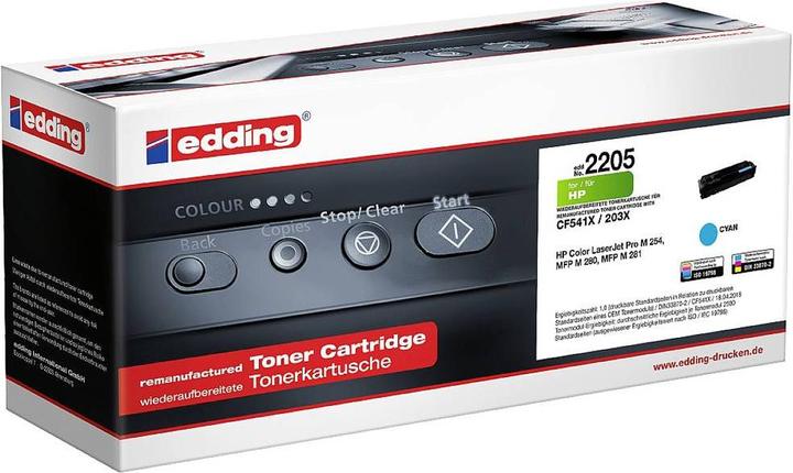 Produktbild Edding EDD-2205 - Toner - HP - cyan - 203X - refill