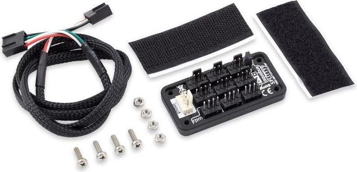 Actual product image Aqua Computer SPLITTY9 Splitter for up to 9 fans or aquabus devices (9 Fan)