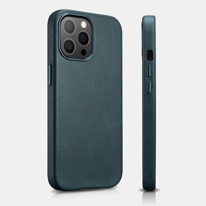 Produktbild iCarer Leather Oil Wax Case Covered in Genuine Leather for iPhone 13 Pro Brown (Compatible with MagS (Apple iPhone 13 Pro)