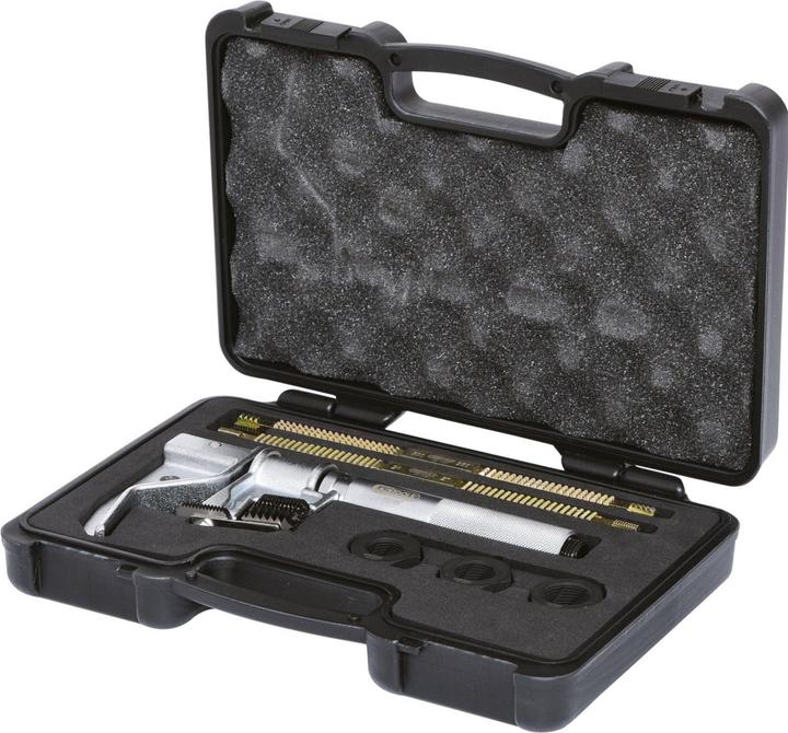 Productafbeelding KS Tools Schroefdraadreparatieset voor binnen- en buitendraad, 25-140mm, 6 stuks.