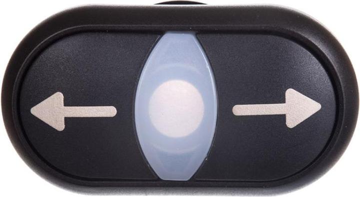 Produktbild Eaton schwarzer Doppeltaster mit Highlight M22S-DDL-S (216711)