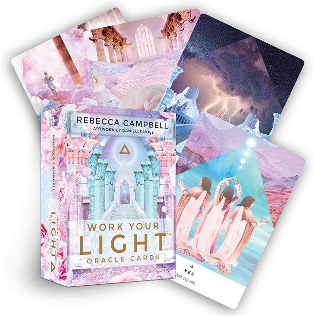 Actual product image Work Your Light Oracle Cards (English, Rebecca Campbell, 2018)