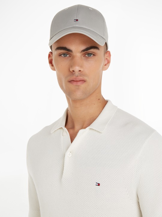 Actual product image Tommy Hilfiger Men's Cap Classic BB Cap with Logo, Grey (Drizzle Grey), Onesize (One size)