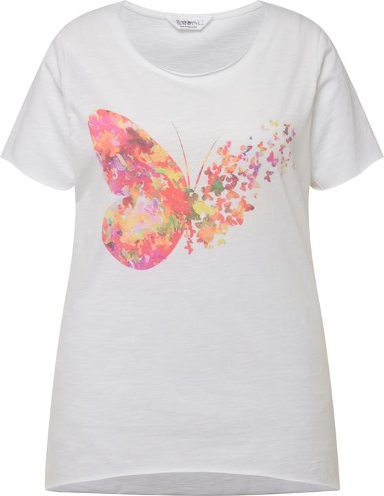 Image du produit Angel of Style T-shirt à imprimé papillons, col rond et manches courtes (54)