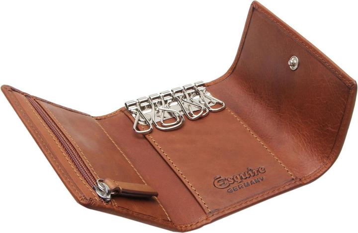 Actual product image Esquire Dallas leather key case 10 cm