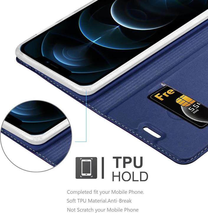 Produktbild Cadorabo Book Classy Style Cover (Apple iPhone 12, Realme 12 Pro+)