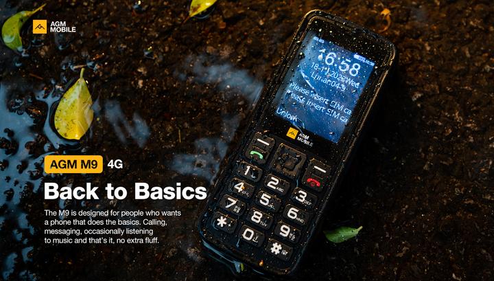 Produktbild Bea-Fon AGM MOBILE M9 Bartype (2.40", 2 Mpx, 4G)