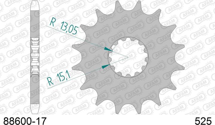 Produktbild Afam 525 17 dents (17)