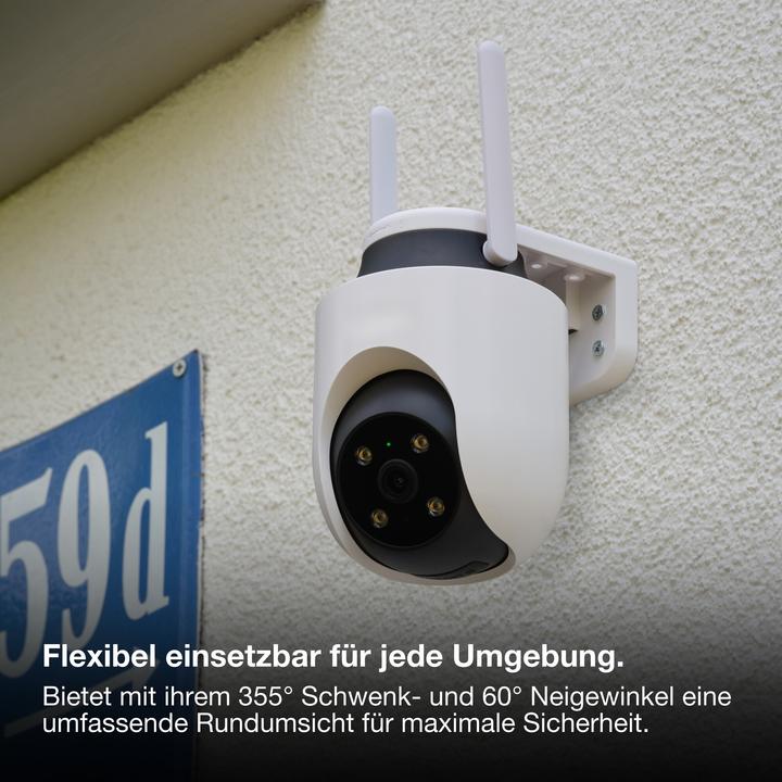 Produktbild Osram SMART+ WIFI OUTDOOR CAMERA 360 White (2560 x 1440 Pixels)