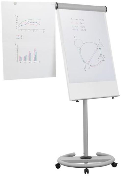 Image du produit Bi-Office flipchart convertible, gris (70 x 100 cm)