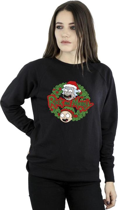 Produktbild Rick And Morty Christmas Wreath Sweatshirt (M)