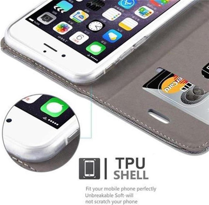 Produktbild Cadorabo Book Jeans Optik Cover (Apple iPhone 6)