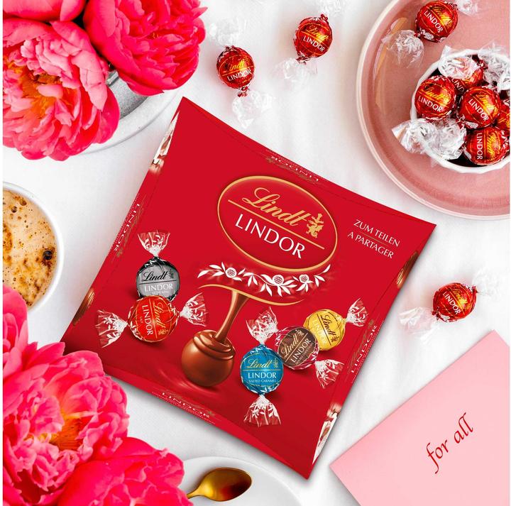 Actual product image Lindt Lindor balls sharing box (298 g)
