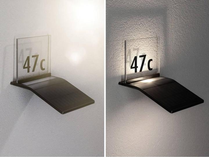 Produktbild Paulmann Solar Hausnummernleuchte (145 lm, IP44)