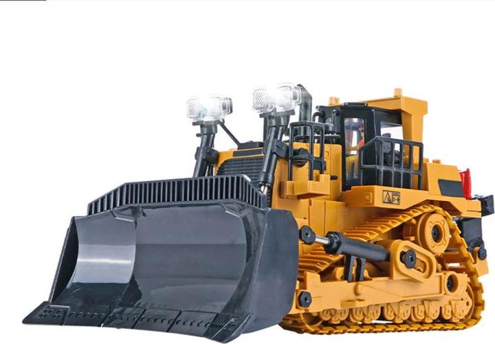 Immagine prodotto Hermex Telecomando Spingi Caterpillar Giocattolo Bulldozer Modelli di veicoli da costruzione 1:20