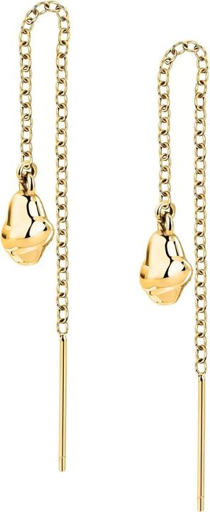 Produktbild Trussardi Stylish long gold-plated steel earrings T-Design TJAXA13 (Vergoldet)