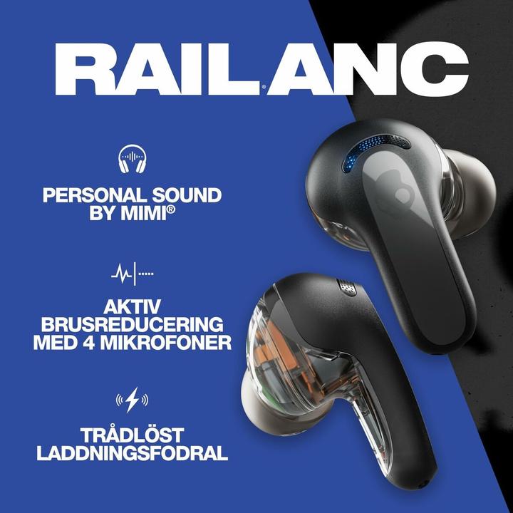 Image du produit Skullcandy Rail (Pas de réduction du bruit, 9 h, Sans fil)