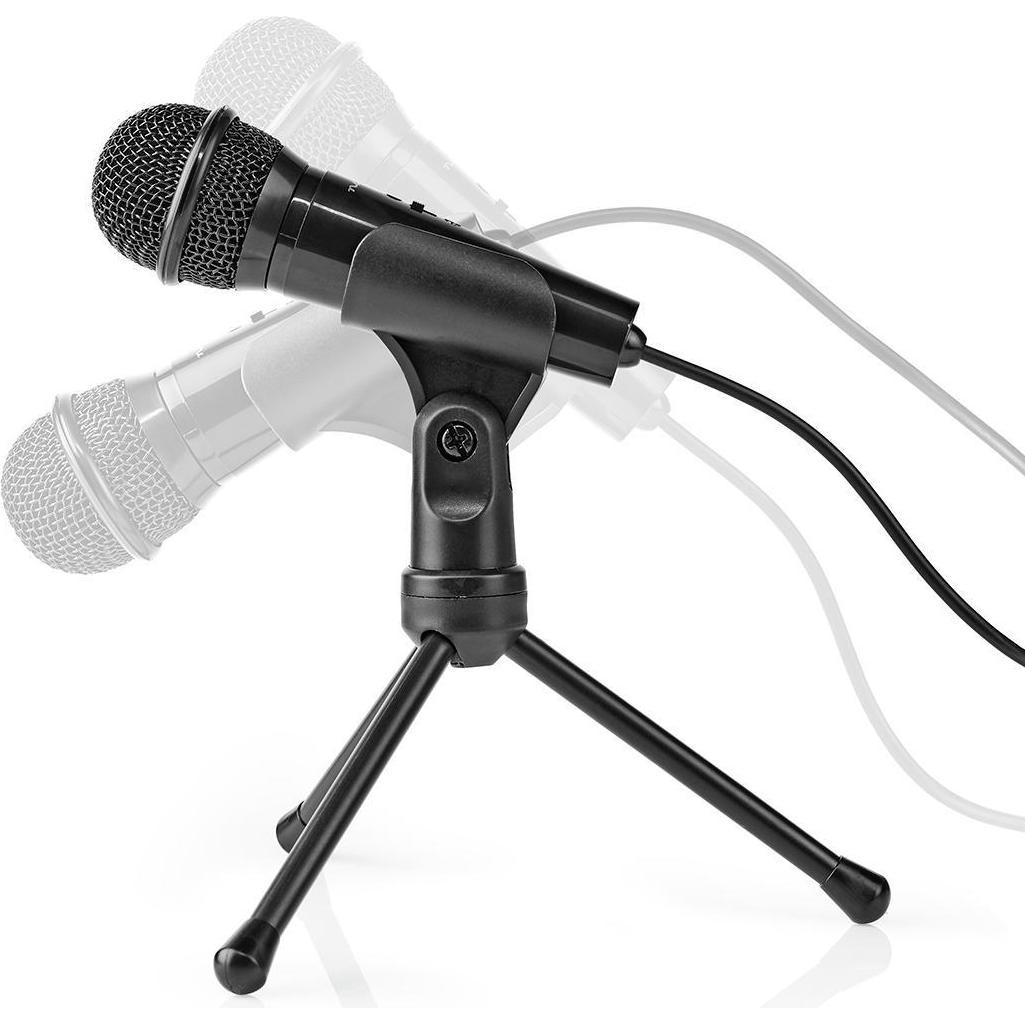 Thumbnail - Nedis Microphone for use with: Desktop/Notebook/Smartphone/Tablet Wired 1x 3.5 mm, Mikrofon