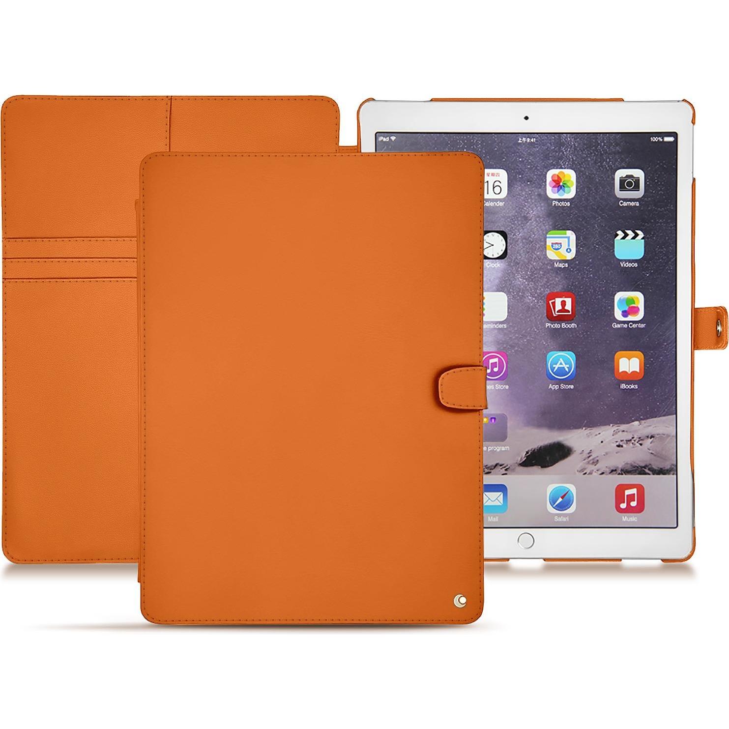 Noreve Lederschutzhülle Wallet (iPad Pro 12.9 2017 (2. Gen)), Tablet Hülle, Orange