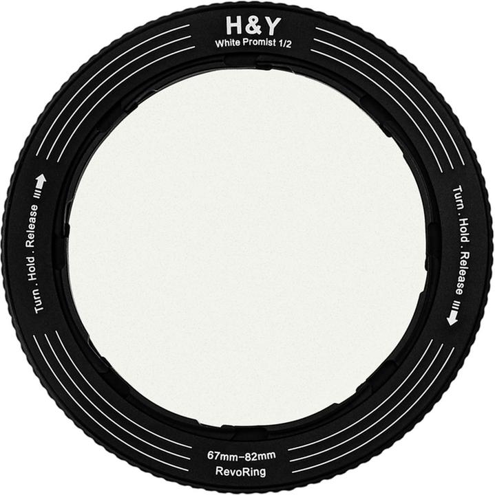 H&Y REVORING 67-82mm White Mist 1/2 Filter