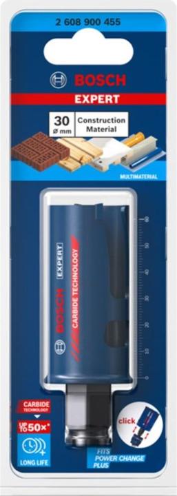 Actual product image Bosch Professional Zubehör Expert Construction Material hole saw, 30 x 60 mm (30 mm)