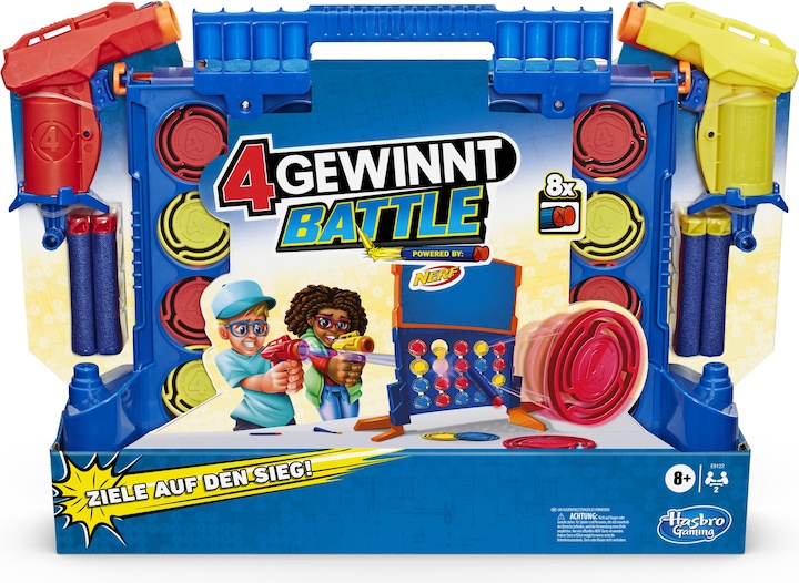 Actual product image Hasbro Gaming 4 wins Battle game with Nerf Blastern