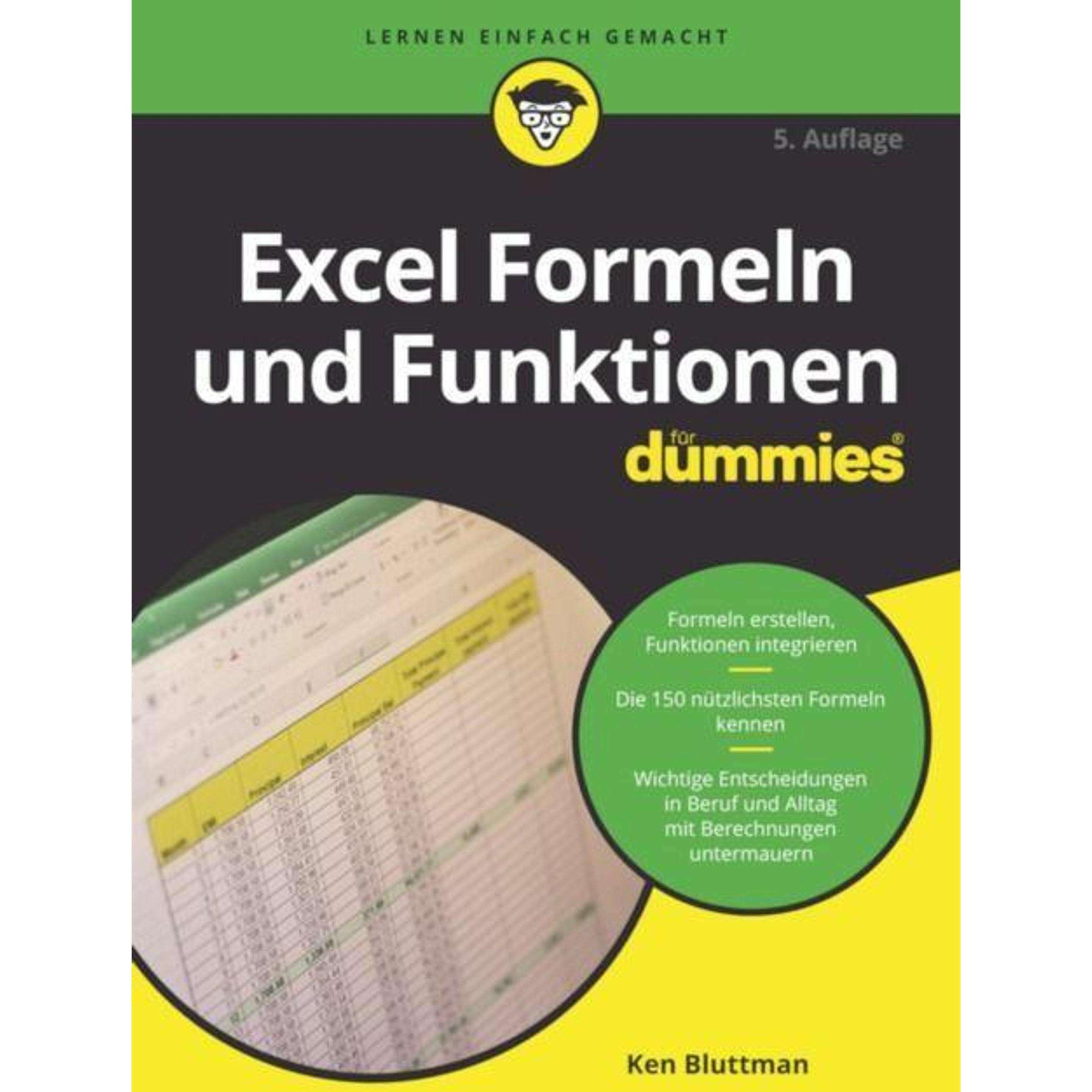 Excel Formeln und Funktionen für Dummies, Fachbücher von Rainer G. Haselier, Ken Bluttman