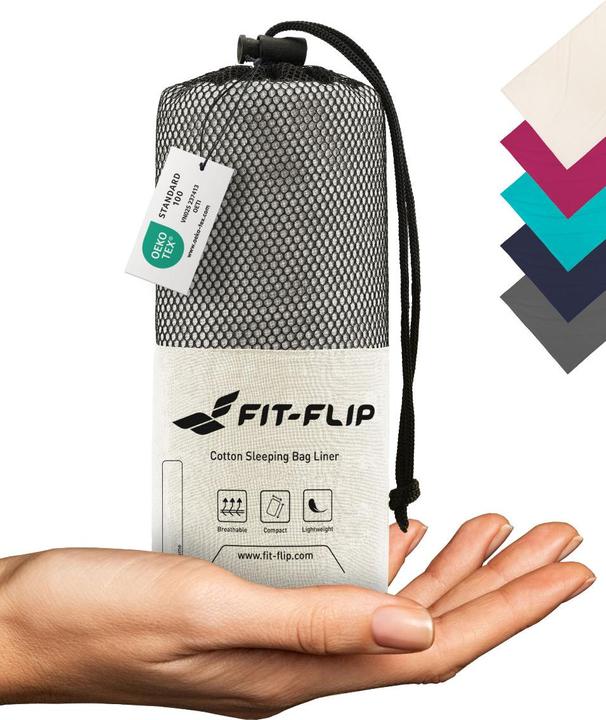 Actual product image Fit-Flip Hut sleeping bag with pillow compartment (220 cm)