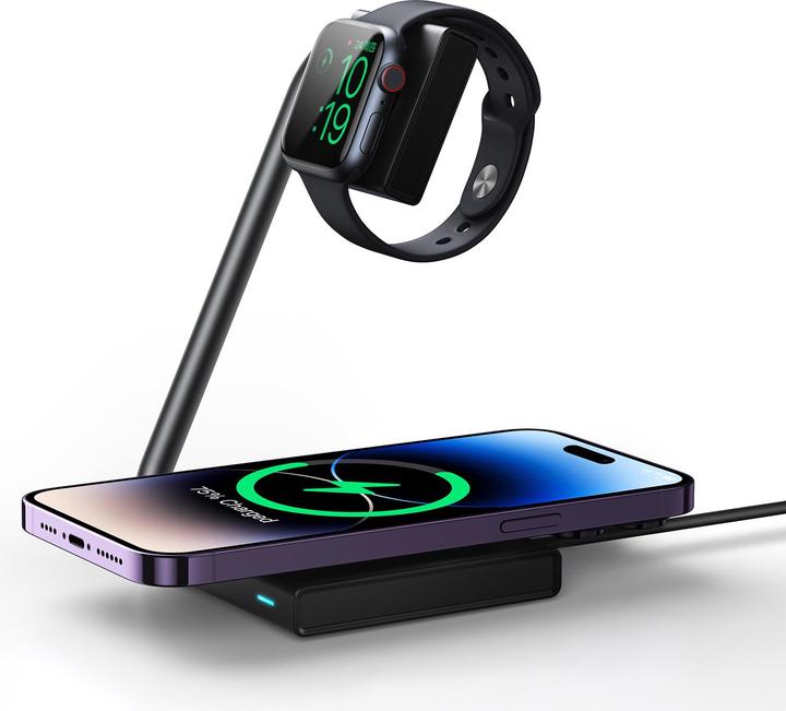 Actual product image Joyroom 2-in-1 Folding Charger (15 W)