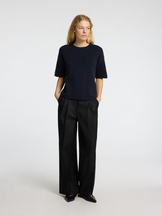 Actual product image Selected Femme Short sleeve knitted top (XS)
