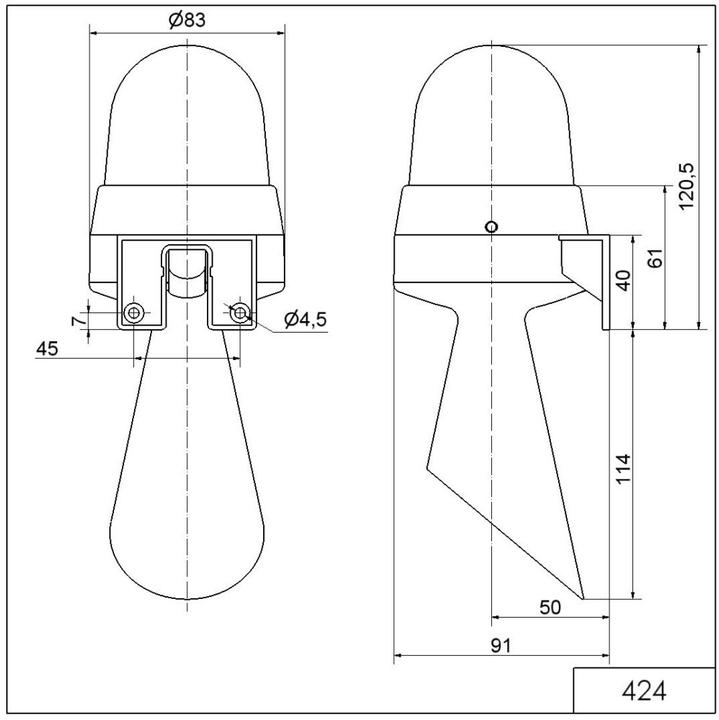 Produktbild Werma Hupe/LED Kombination 24VAC/DC rot